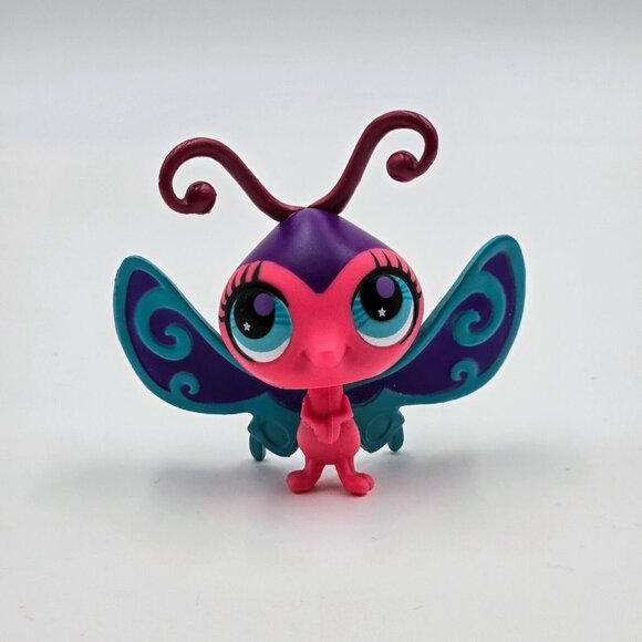 Littlest Pet Shop LPS Butterfly #2740 G4 Pink Purple Hasbro Read - Picture 2 of 8
